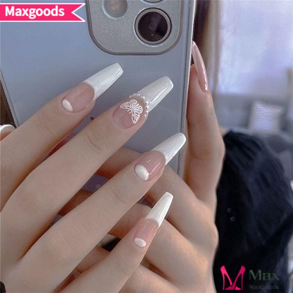 Bộ 24 Móng Tay Giả Múa Ba Lê Che Phủ Toàn Diện