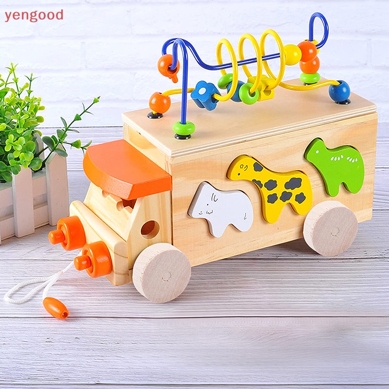 1 Bộ Bánh Xe Bằng Gỗ Có Lỗ 0.2 inch Cho Mô Hình Xe Hơi Đồ Chơi DIY