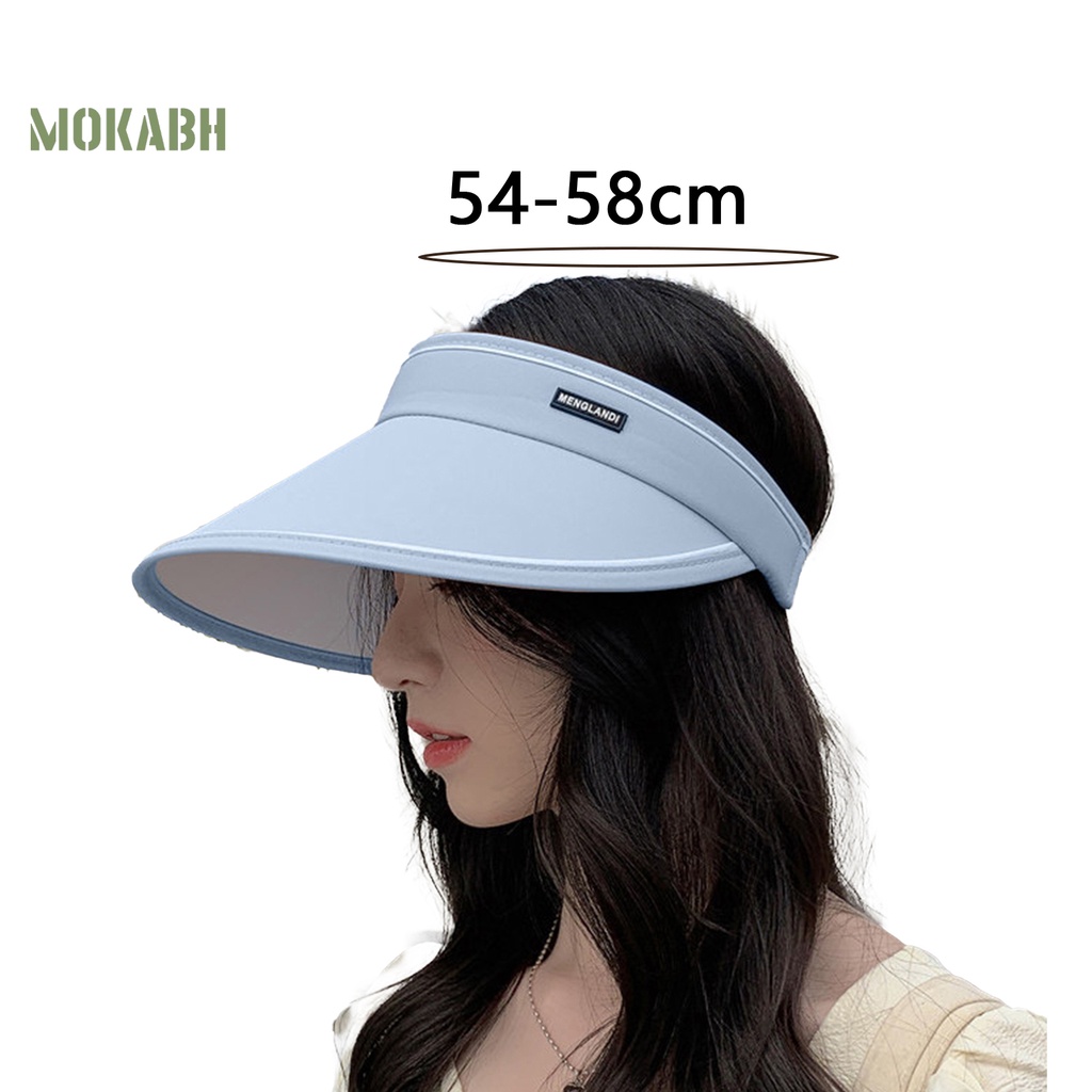 Abh Mũ Lưỡi Trai Hở Chóp Co Giãn In Logo Chữ Thời Trang Cho Nữ