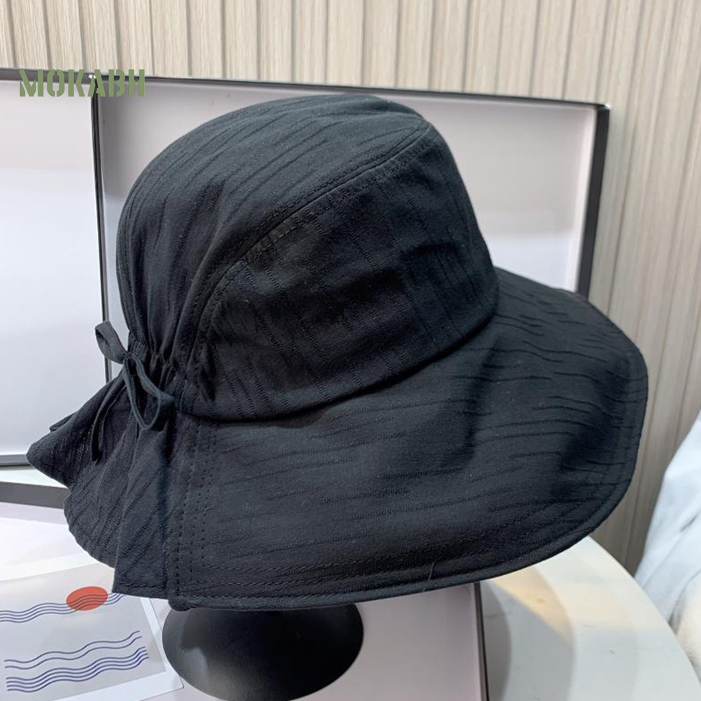 Nón Tai Bèo Chống Tia UV Có Dây Rút Tùy Chỉnh Phong Cách Nhật Bản Cho Nữ