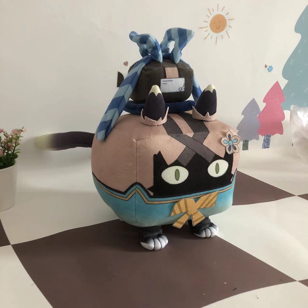 Búp Bê Nhồi Bông Hình Mèo Kirara 30cm Dễ Thương