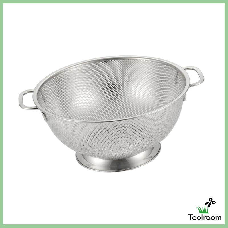 Rây Lọc Ráo Nước Bằng Thép Không Gỉ 304 Có Tay Cầm Chống Trượt Cho Nhà Bếp