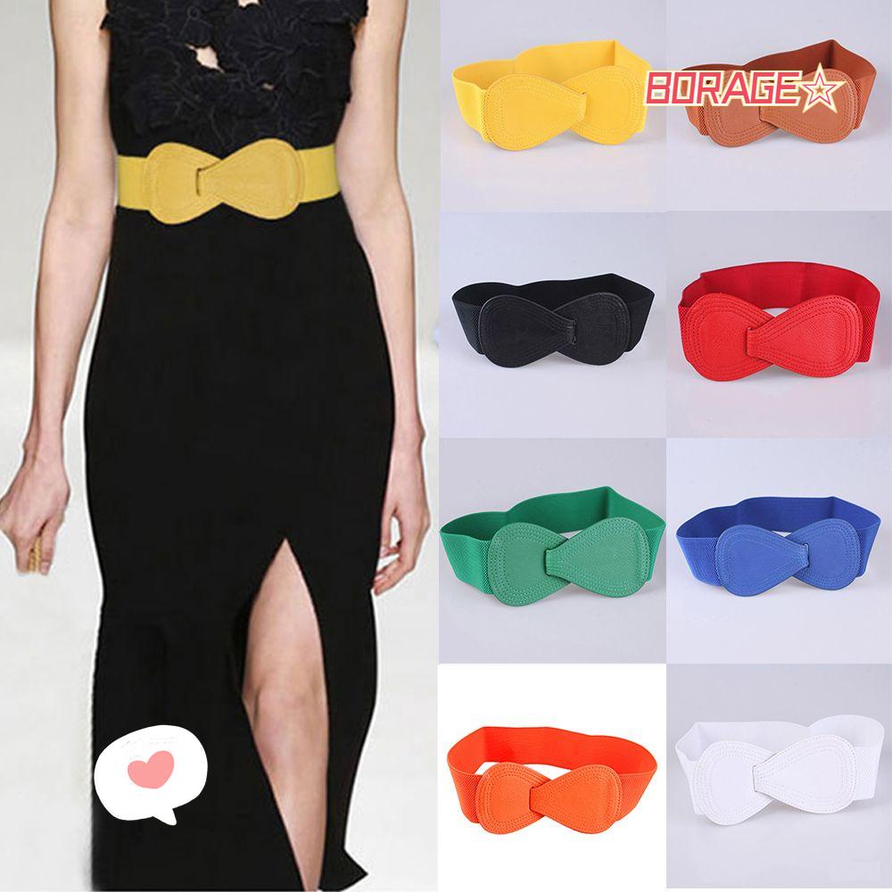 Thắt Lưng Co Giãn Có Móc Hình Nơ Cho Nữ