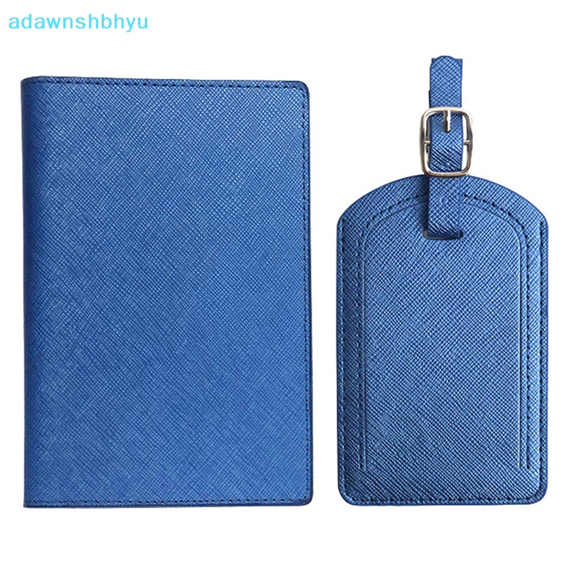 Bao Da PU Đựng Hộ Chiếu / Thẻ Hành Lý In Chữ Saffiano Thời Trang