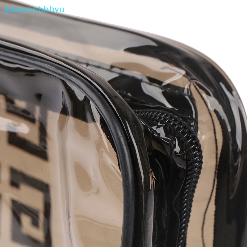 Túi Đựng Mỹ Phẩm Trong Suốt Phối Khóa Kéo Tiện Lợi Dành Cho Nữ