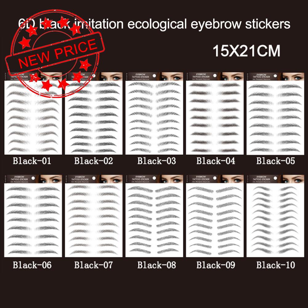 Miếng Dán Trang Điểm Lông Mày 4D Chống Nước Lâu Trôi N7Y4