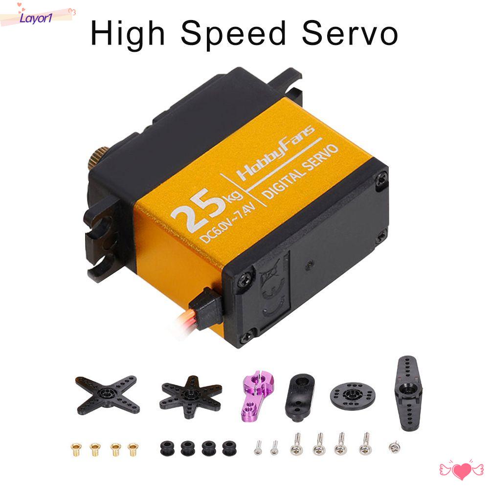 Động Cơ Servo LAYOR1 25kg Tốc Độ Cao Chống Thấm Nước Cho Xe Hơi, Thuyền Điều Khiển Từ Xa