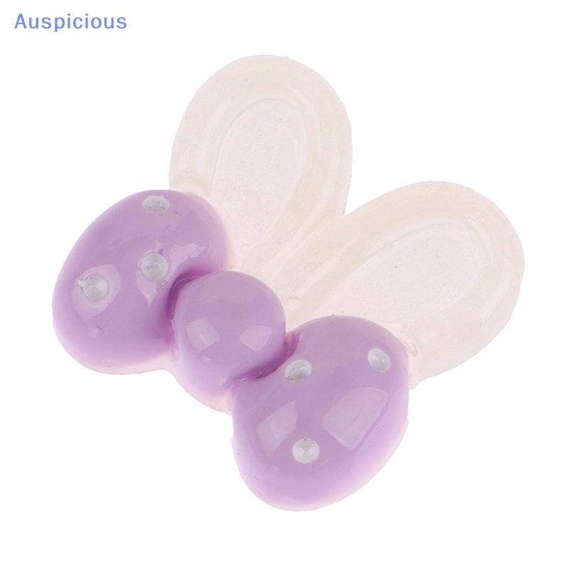Set 10 Phụ Kiện Trang Trí Tai Nơ Bằng Nhựa Kích Thước 21 * 19mm
