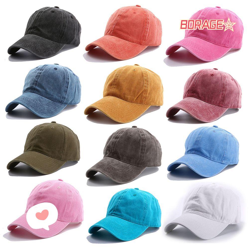 Mũ Lưỡi Trai Cotton In Chữ BORAG Thời Trang Cho Nam Nữ