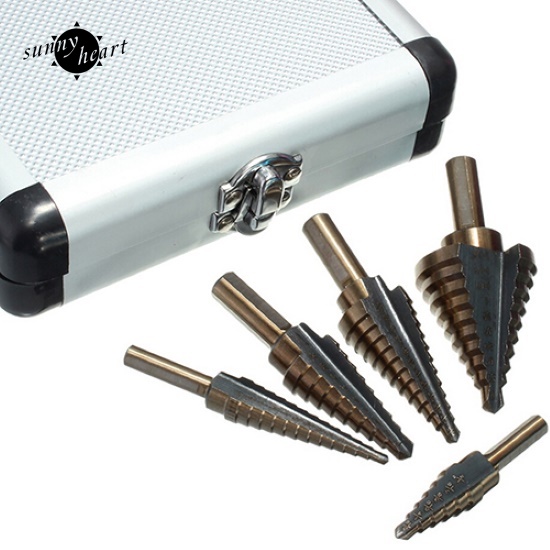 Set 5 Mũi Khoan Nhiều Lỗ 50 Kích Cỡ Đa Năng Tiện Dụng