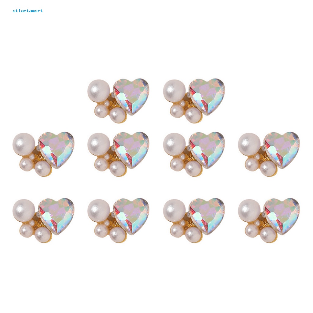 Túi Đựng Đồ Dùng Cao Cấp Tiện Dụng| Bộ 10 HạT ĐíNh Trang Trí MóNg Tay Sang TrọNg