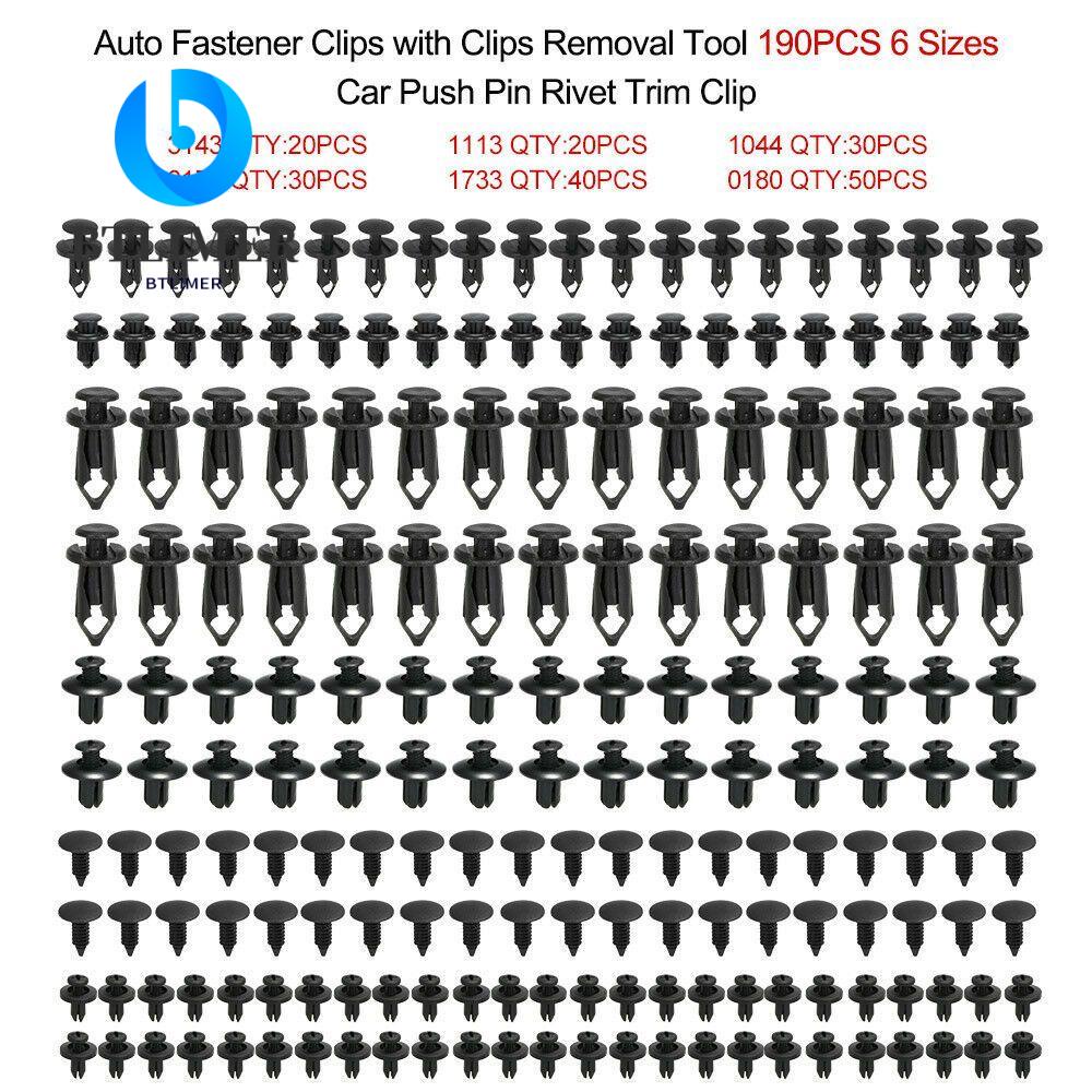 Set 190 Kẹp Nhựa Cố Định Chuyên Dụng Cho Xe Hơi