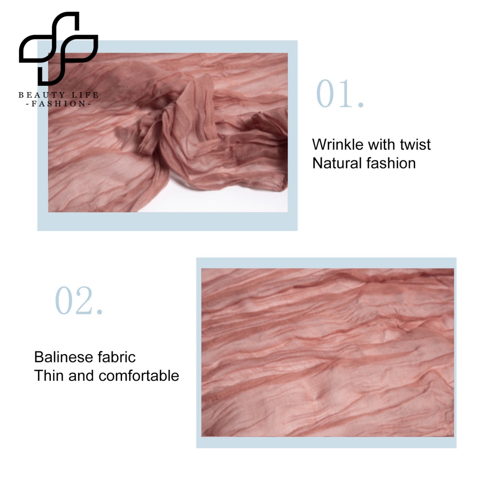 Khăn Choàng Mỏng Dài Rộng Mềm Mại Màu Trơn Thời Trang Cho Nữ