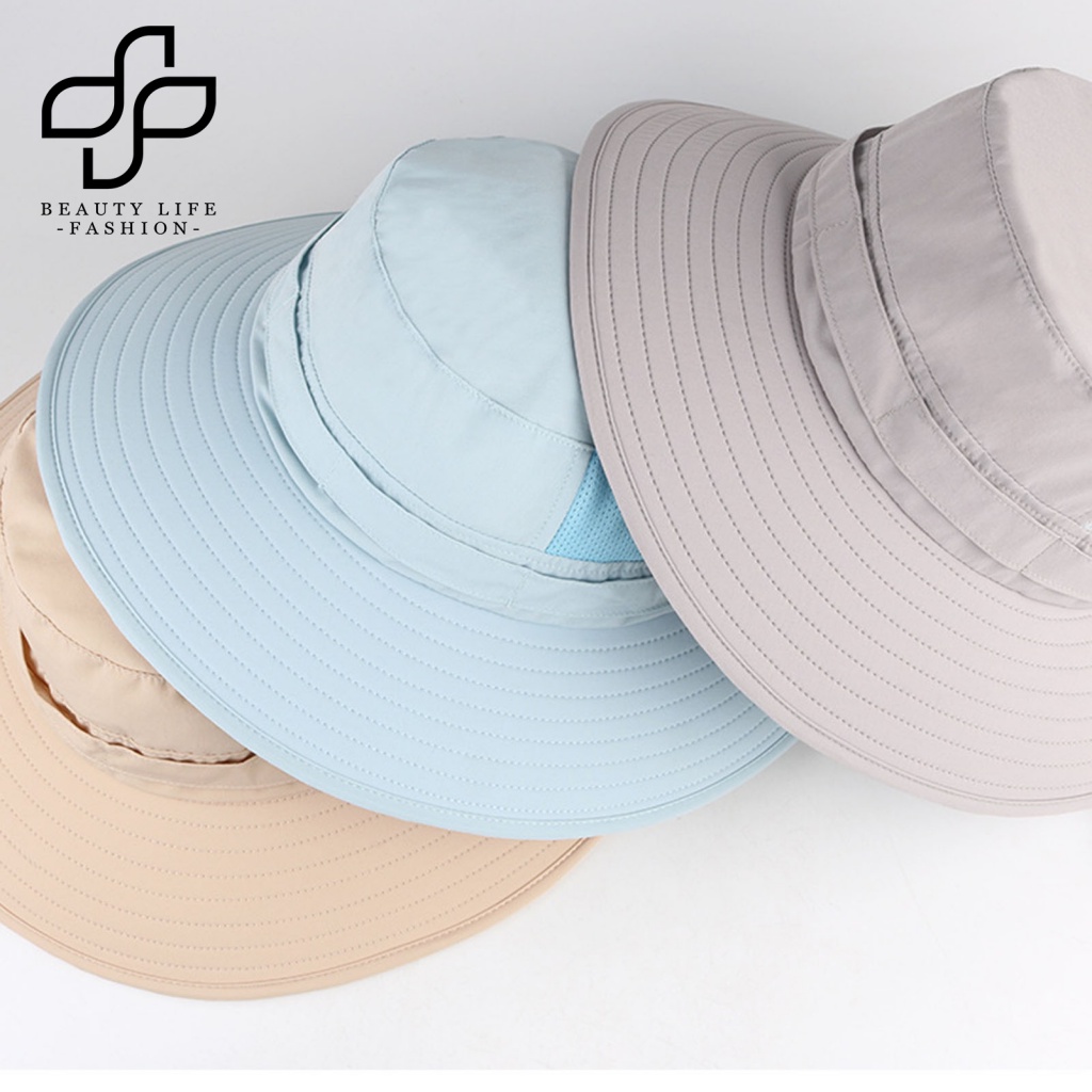 Nón Tai Bèo Thoáng Khí Siêu Nhẹ Màu Sắc Đơn Giản Di Động Thời Trang Cho Nam Và Nữ