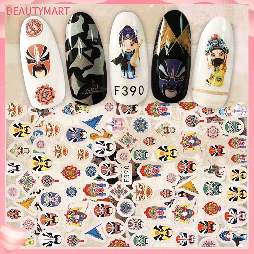 Miếng Dán Chuyển Nước Trang Trí Móng Tay Họa Tiết Động Vật Hoạt Hình Dễ Thương DIY