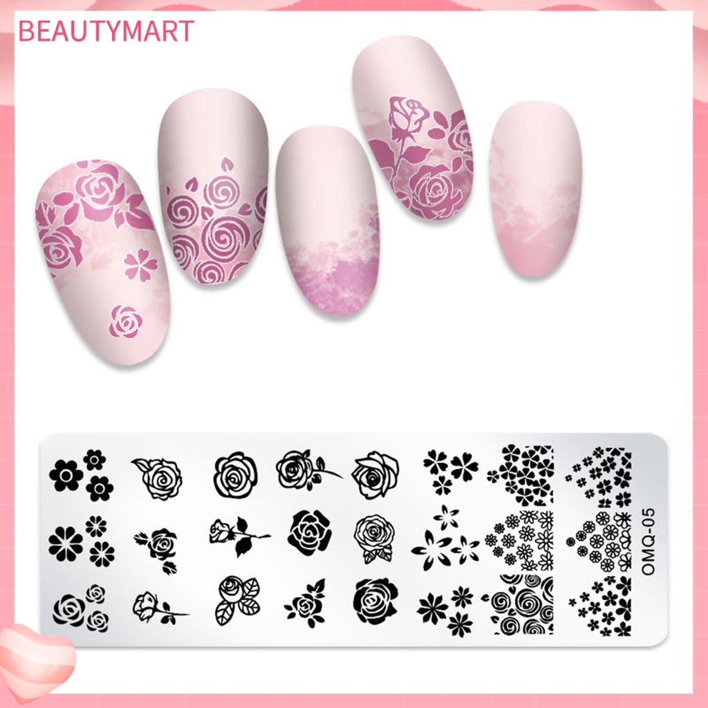 Khuôn Trang Trí Móng Tay Bằng Thép Không Gỉ Họa Tiết Bông Tuyết Giáng Sinh DIY Dành Cho Nữ