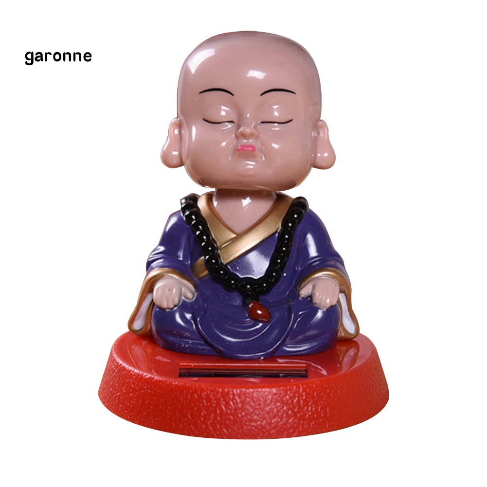 Mô Hình Đồ Chơi Chú Tiểu Hoạt Hình Sử Dụng Năng Lượng Mặt Trời Trang Trí Xe Hơi