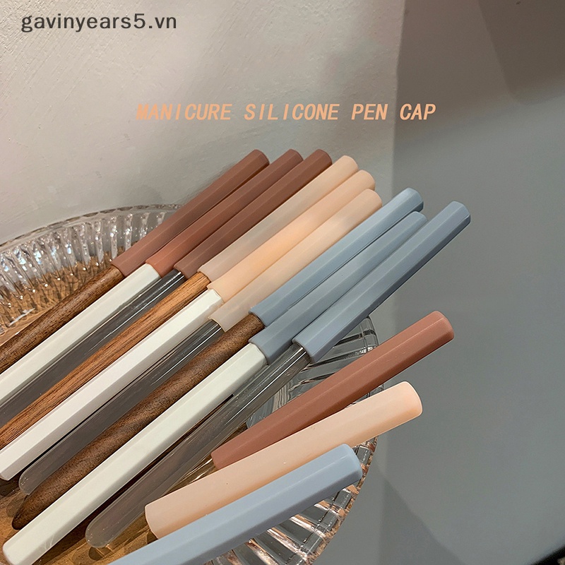 Set 3 Nắp Cọ Trang Trí Móng Tay Chuyên Dụng Cho Salon