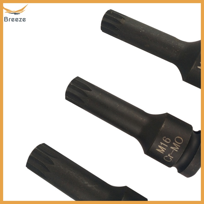 Bộ 6 Cờ Lê Ổ Cắm Khí Nén 1 / 2inch M14 M16 M18 Tích Hợp Ổ Cắm Chữ M