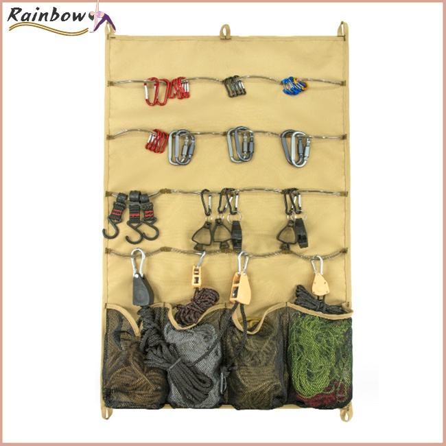 Túi Vải Oxford Đựng Dụng Cụ Leo Núi Đa Năng Có Móc Treo Tiện Dụng