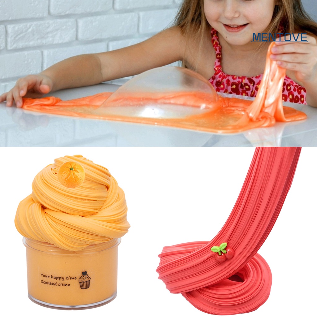 Bộ Đồ Chơi Chất Nhờn Ma Quái 70ml Không Dính Mềm Mại Nhiều Màu Sắc Có Mùi Thơm DIY