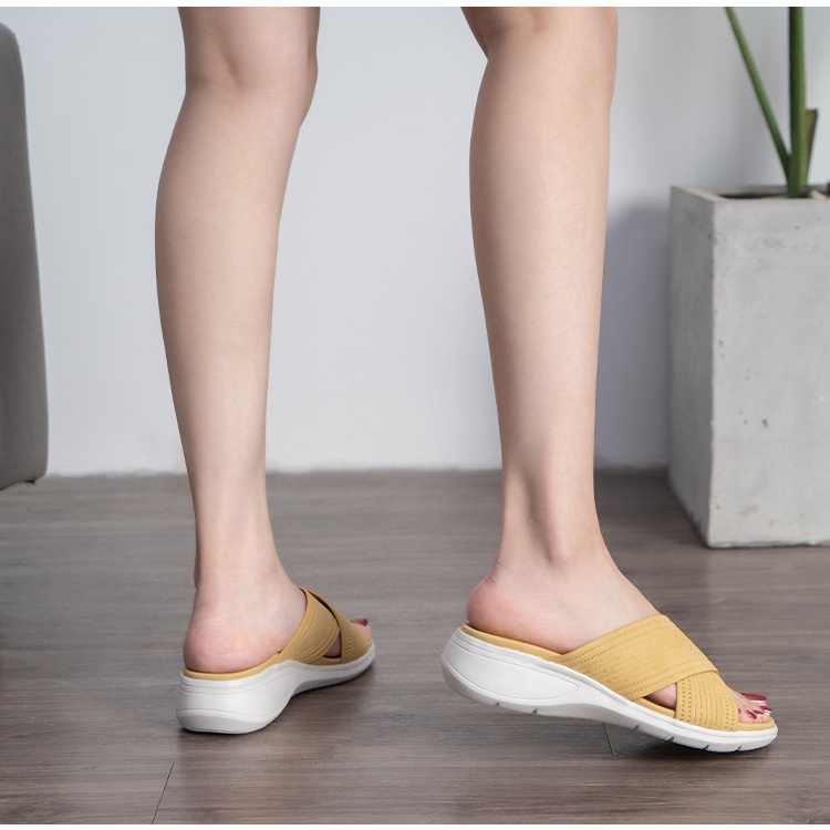 Xăng đan Đế Mềm Dày Phong Cách Bohemian Dành Cho Nữ