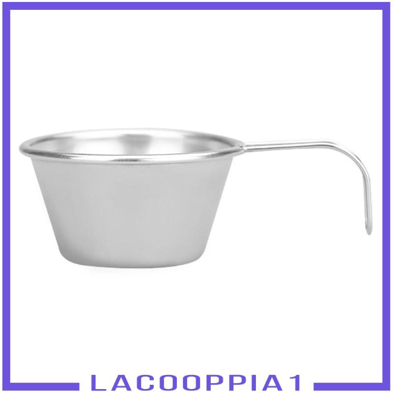 [Lacooppia1] Tô Đựng Thức Ăn Bằng Thép Không Gỉ Kích Thước Lớn Dùng Khi Đi Cắm Trại Ngoài Trời