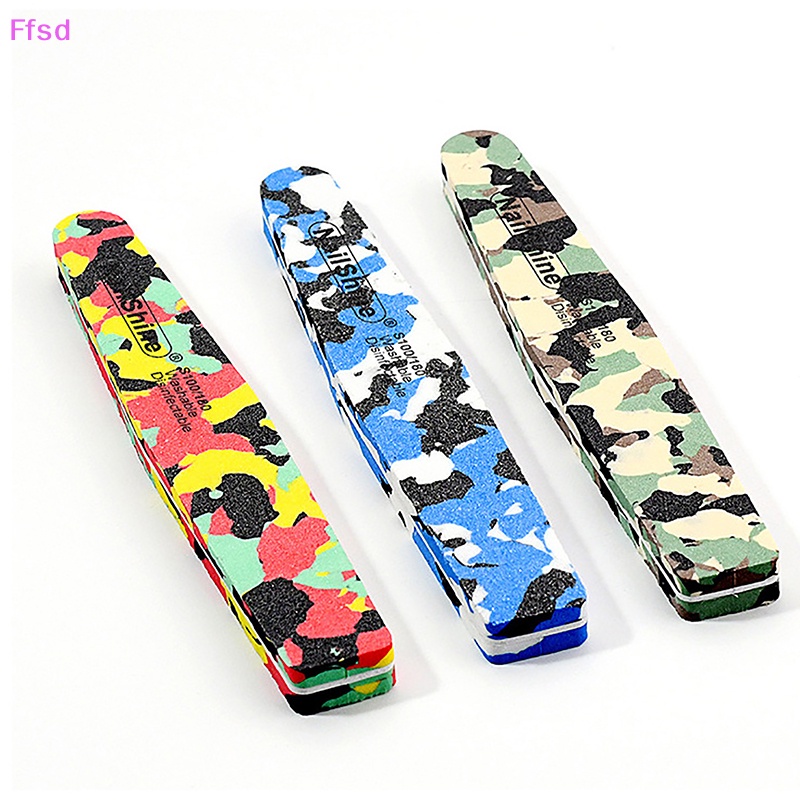 {Ffsd} Set 5 Miếng Bọt Biển Dũa Móng Acrylic * Bán Chạy