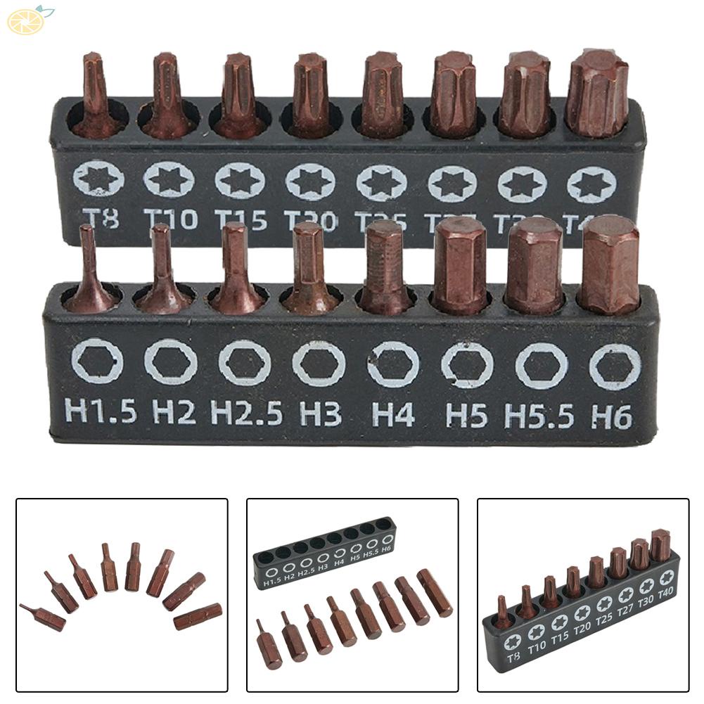 【VARSTR】Screwdriver Bit 100g 16 Pcs/set Accessories Easy To Install High Hardness