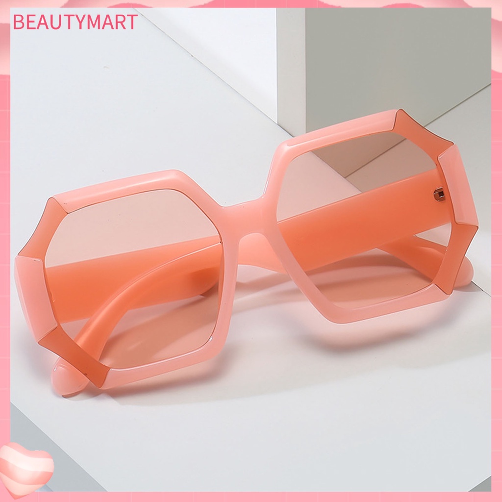 Kính Mát Gọng Lớn Chống Tia UV Màu Sắc Tương Phản Thời Trang Cho Nữ