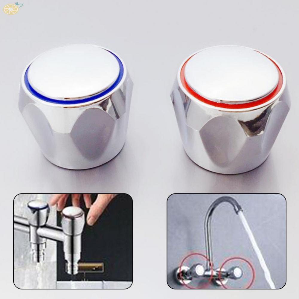【VARSTR】Hot &amp; Cold Faucet Handle Button Replacements Made of Durable Plastic &amp; Iron Material