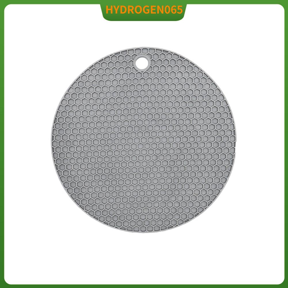 Hydrogen065 Placemat tròn Cao su độc hại miễn phí Chống trơn trượt Bàn cách nhiệt có thể giặt được Tấm cho bát cốc