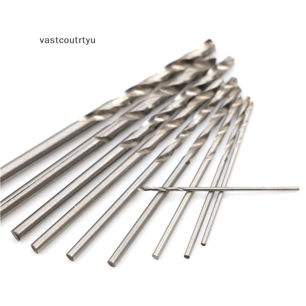 Bộ 10 Mũi Khoan Titan Tốc Độ Cao 0.8-3mm