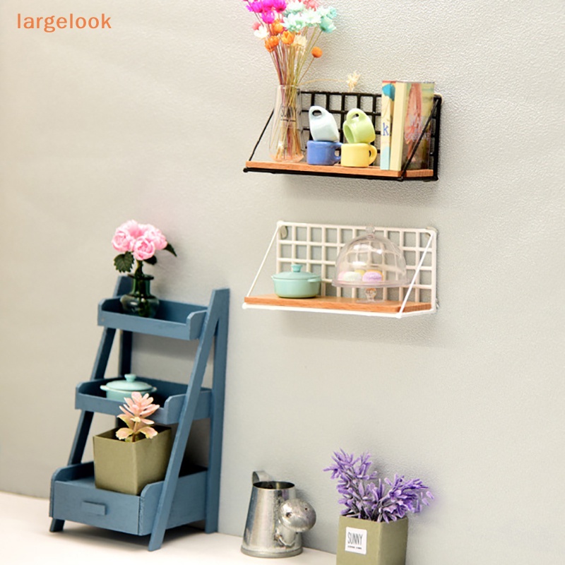 Kệ Treo Tường Phong Cách Bắc Âu Trang Trí Nhà Búp Bê Tỉ Lệ 1: 12