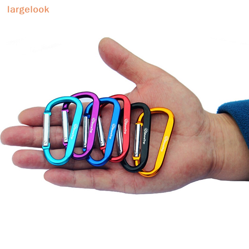 Set 10 Móc Khóa Chữ D Bằng Nhôm Đa Năng Tiện Dụng