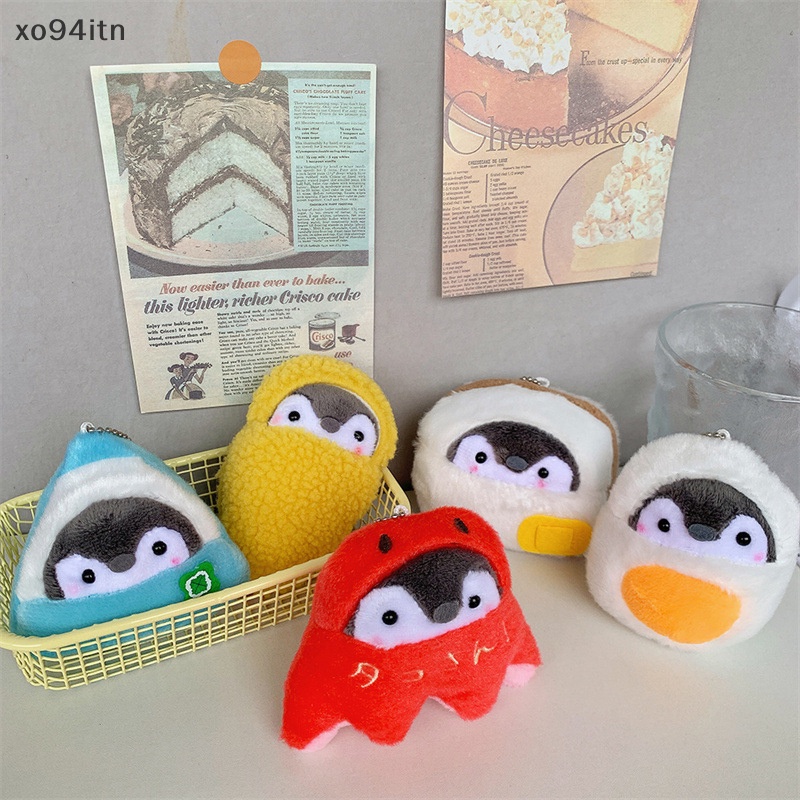 Móc Khóa Hình Chim Cánh Cụt Nhồi Bông Dễ Thương