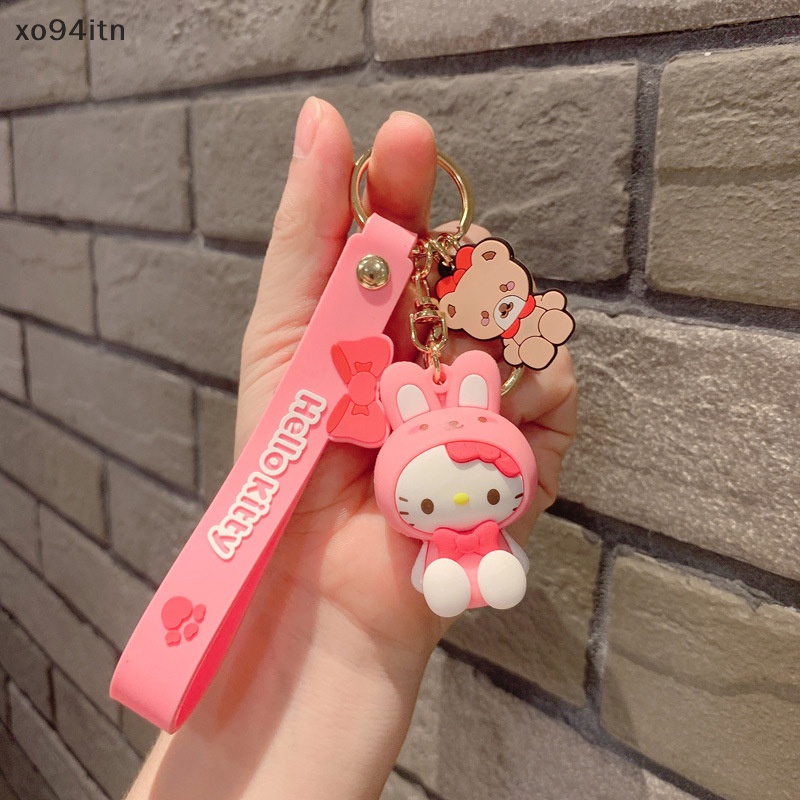 Móc Chìa Khóa Hình Búp Bê Hoạt Hình My Melody Sanrio Bằng PVC Cho Nữ