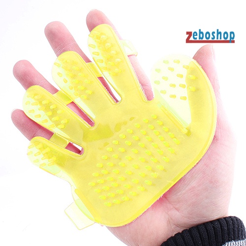 Găng Tay Mát Xa Hình Bàn Tay Dùng Tắm Cho Thú Cưng