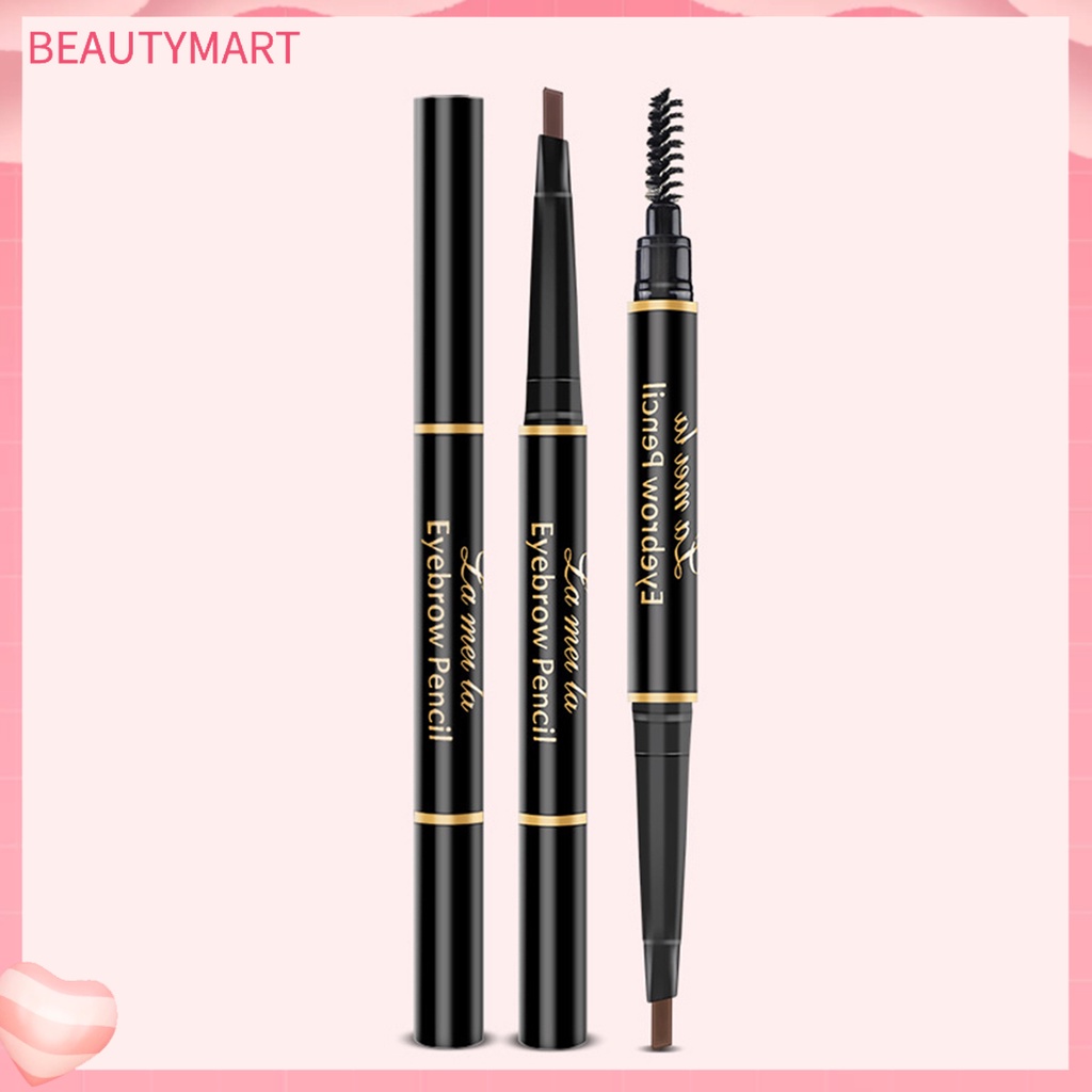 Bút Kẻ Lông Mày Thiết Kế Hai Đầu Xoay Tự Động Chống Thấm Nước
