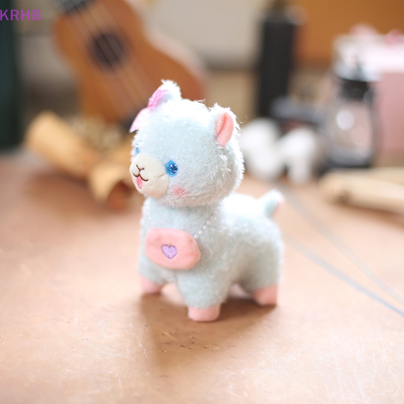 Móc Chìa Khóa Hình Lạc Đà Alpaca Nhồi Bông Mềm Mại Sáng Tạo Dành Cho Nữ Mới