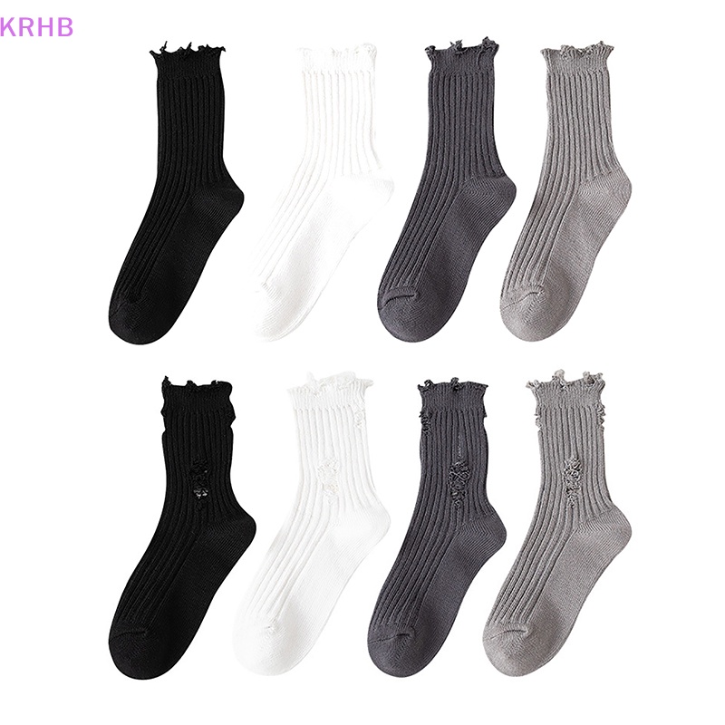 Vớ Dệt Kim Rách Thời Trang Harajuku Đường Phố Mới Cho Nữ