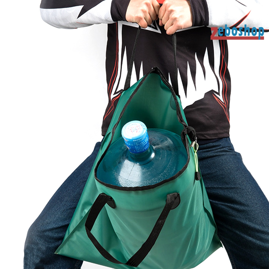 Túi Đựng Nước Bằng Vải Oxford Sức Chứa Lớn Có Thể Gấp Gọn Dùng Khi Đi Câu Cá / Cắm Trại