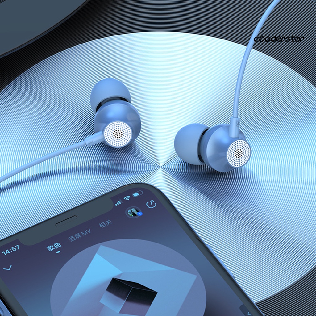 (Coood) Tai Nghe Có Dây 3.5mm Giảm Tiếng Ồn HD Có Thể Gọi Điện Thoại Di Động An Toàn