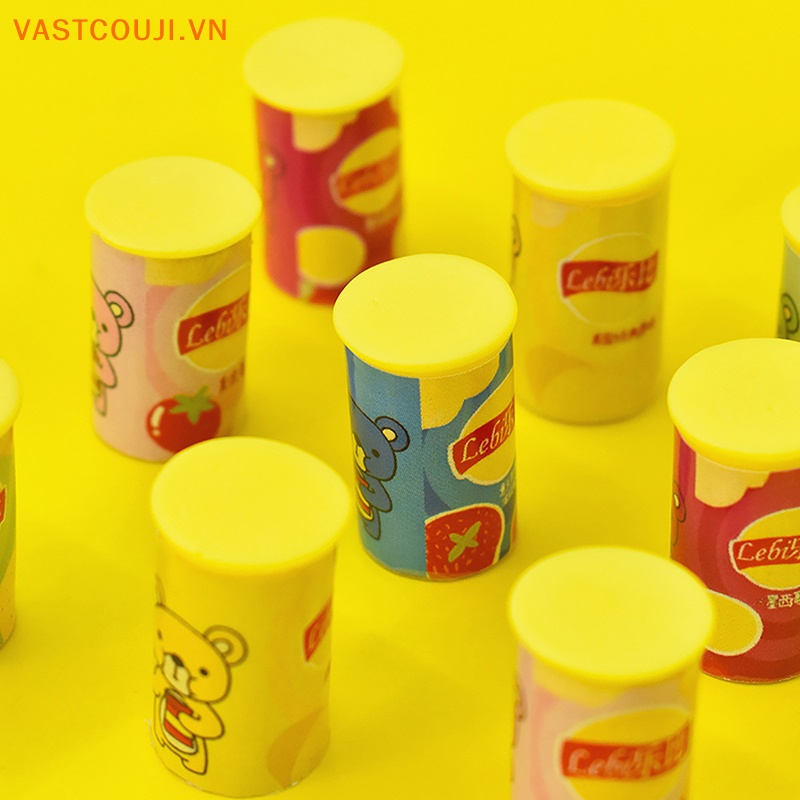 Set 2 Móc Khóa Hình Chai Khoai Tây Chiên 3D Trang Trí Nhà Búp Bê