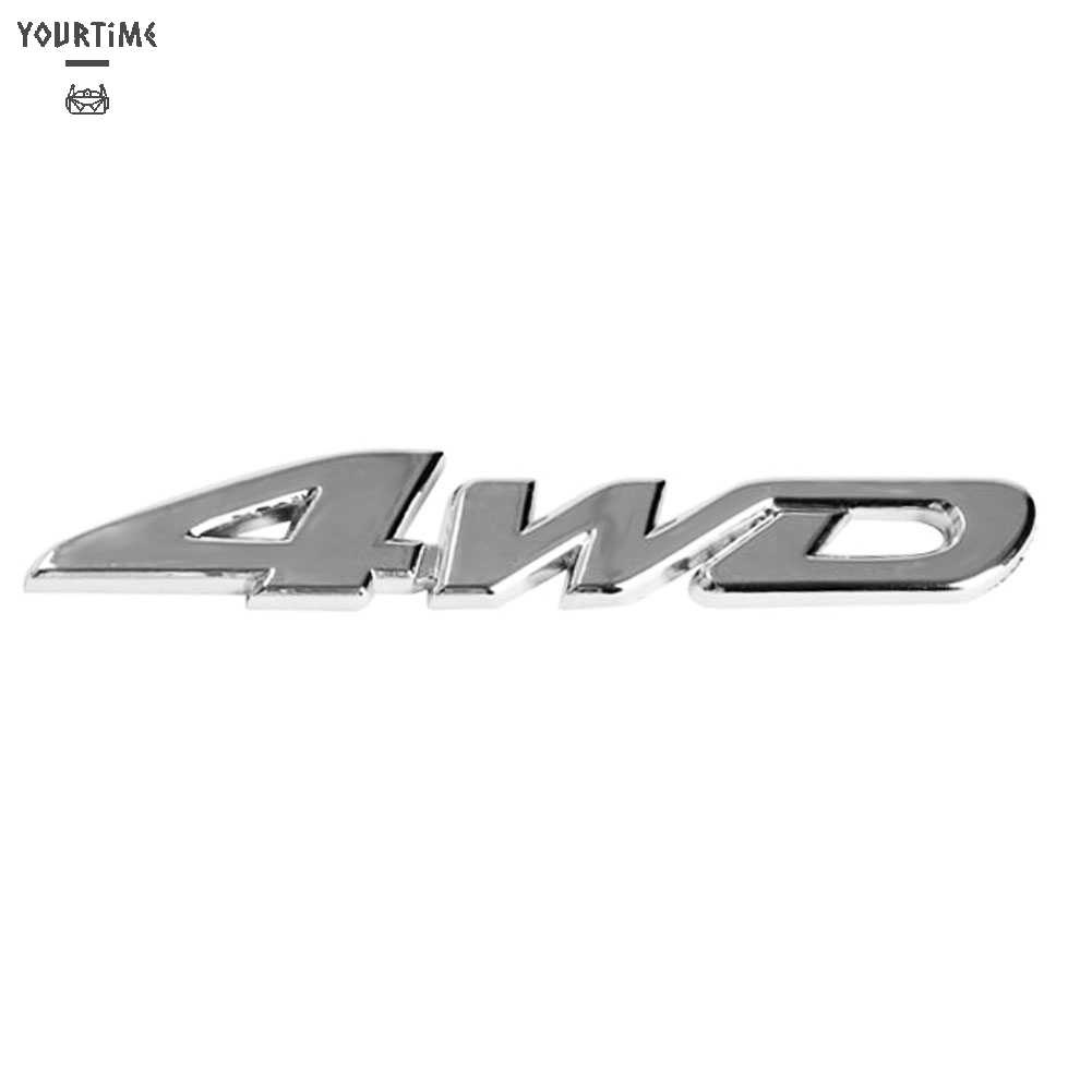 Miếng Dán Trang Trí Đuôi Xe Hơi 4WD Dễ Lắp Đặt Tiện Dụng