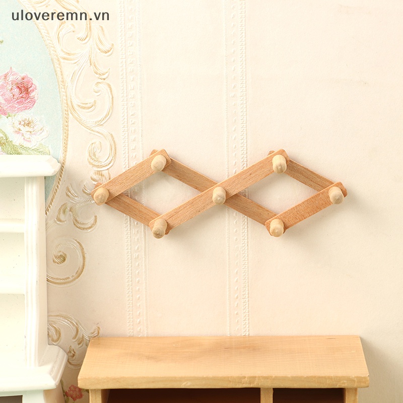 Móc Treo Quần Áo Gắn Tường Tỉ Lệ 1: 12 Trang Trí Nhà Búp Bê