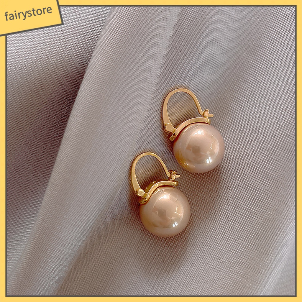 [FRO] 1 Đôi Bông Tai Đính Ngọc Trai Giả Tinh Tế Bắt Mắt Thích Hợp Cho Hoạt Động Ngoài Trời