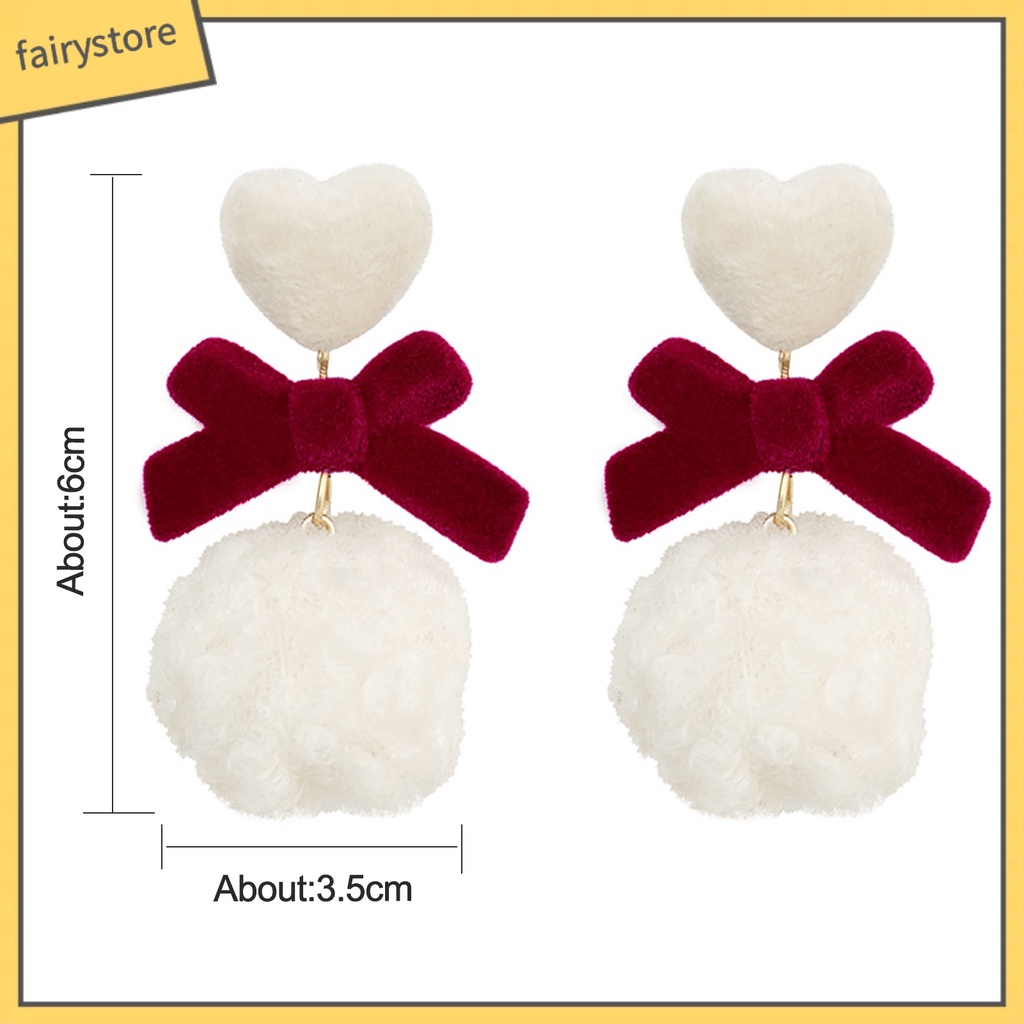 1 Đôi Bông Tai Hình Nơ Bằng Hợp Kim Dành Cho Nữ