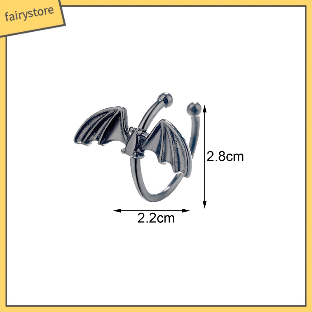 Khuyên Tai Dạng Kẹp Không Xỏ Hình Dơi Thời Trang Cho Nữ