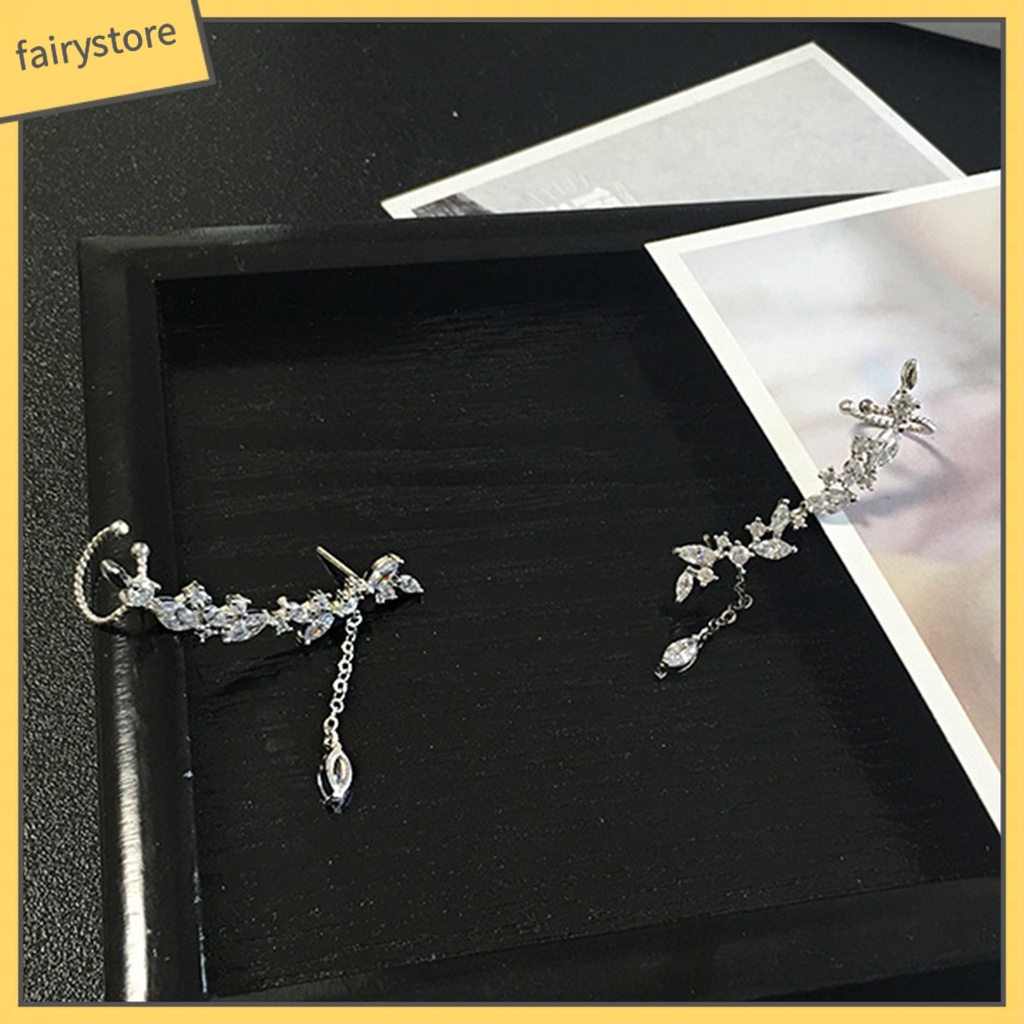 Bông Tai Đính Đá Thời Trang Thanh Lịch Dành Cho Nữ